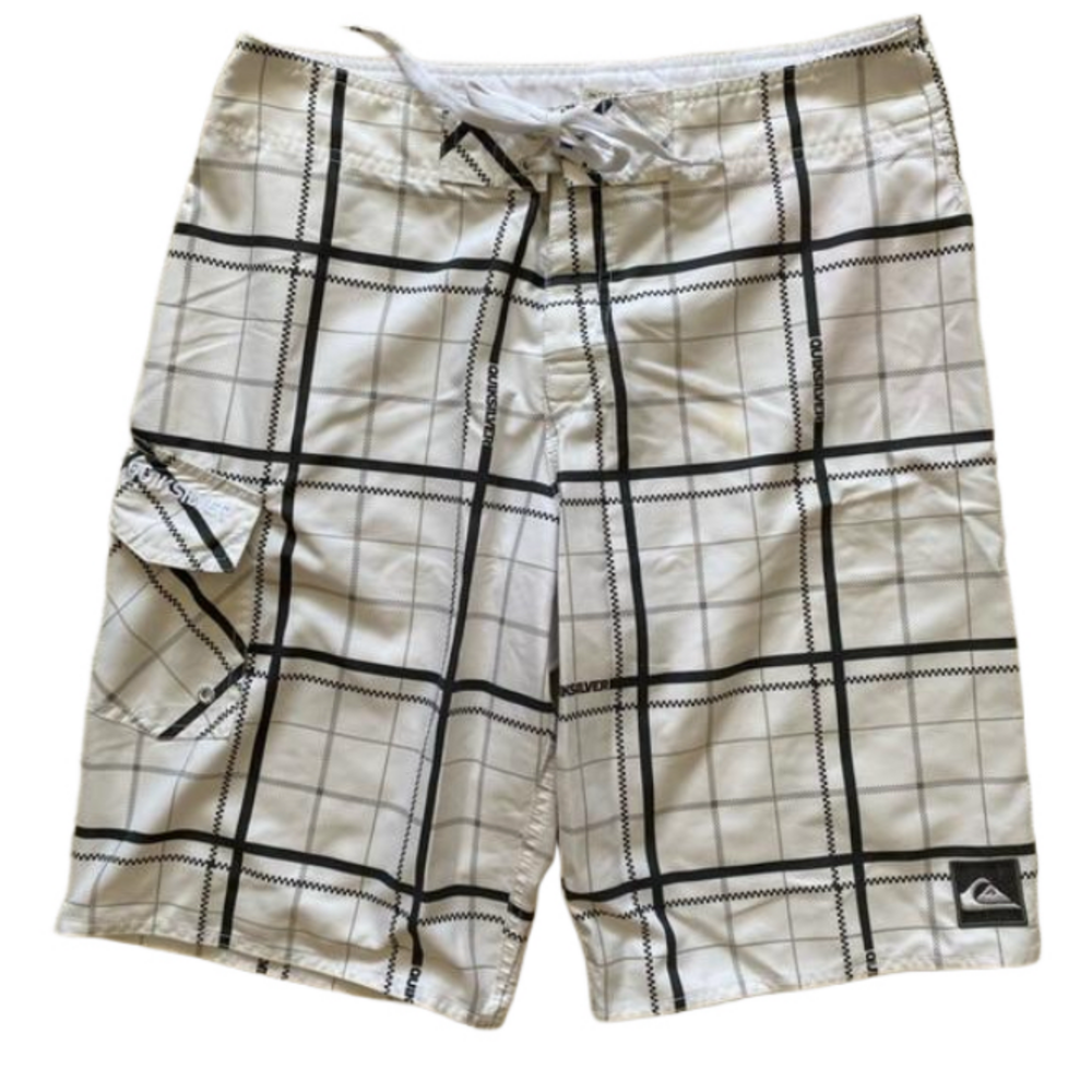 QUIKSILVER mens hybrid board shorts / swim trunks in size 32